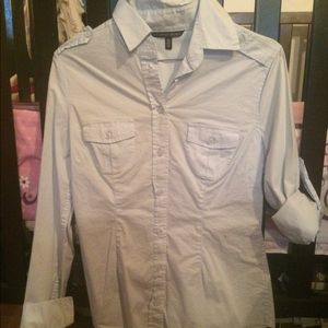 Light blue Victoria Secret button up